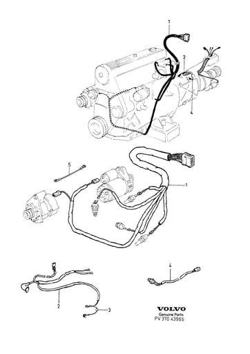 DSL Kabelboom motor, versnellingsbak