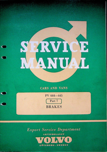 Manual PV444, 445 Remmen