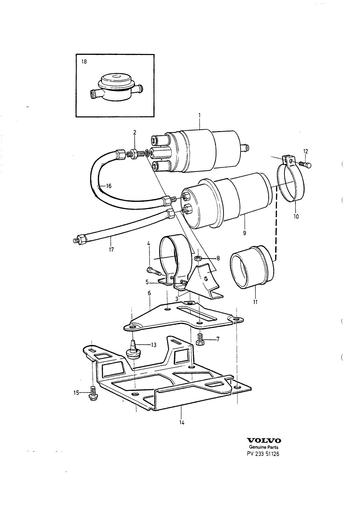 B200E, B230E, B28E, B28F Brandstofpomp