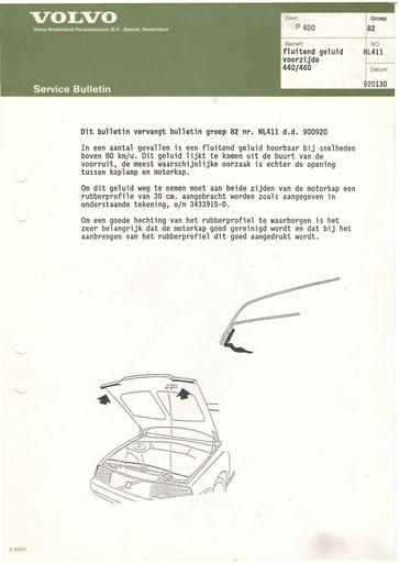 Bulletin 440, 460 Fluiten voorzijde Jan'92