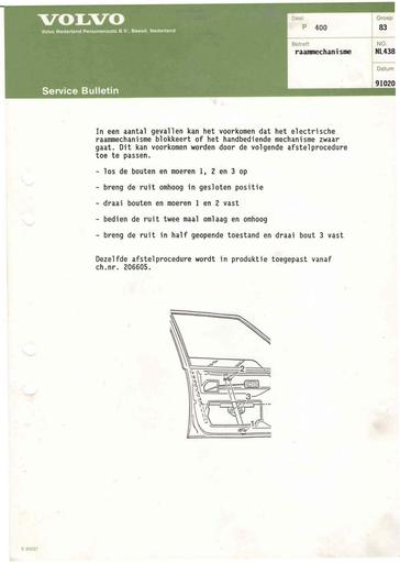 Bulletin 400 Raammechanisme Feb'91
