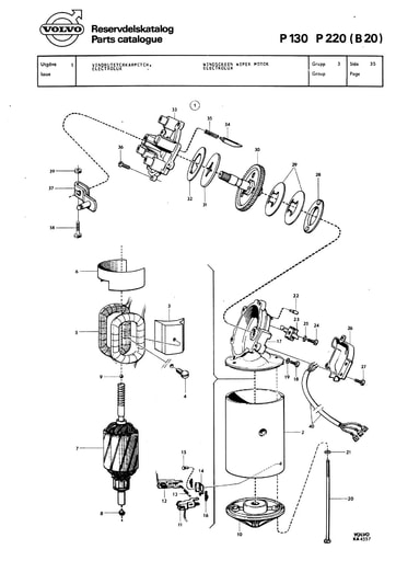 Ruitenwissermotor Elektrolux
