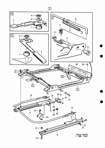 Stoelframe, hoogteverstelbaar