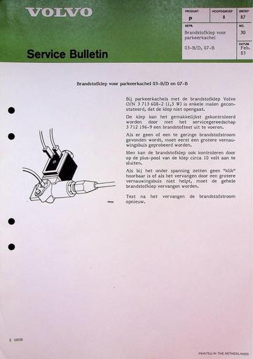 Bulletin Parkeerkachel Febr'85