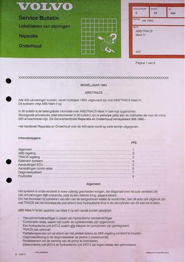 Bulletin 400 ABS Tracks Okt'92
