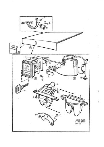 Achterklep Slot