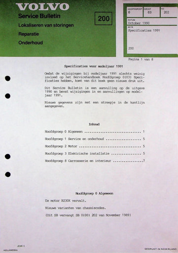 240 Specificaties 1991