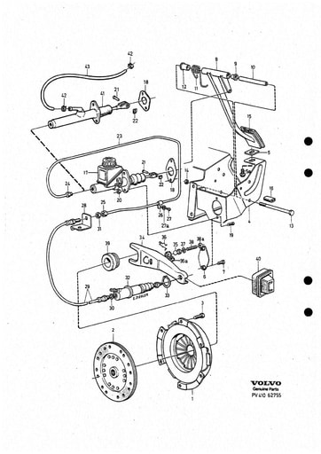 4 cilinder, RHD Koppeling systeem