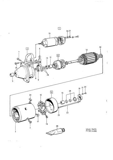 Startmotor 6 Cyl