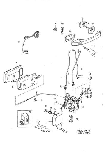 Voordeur slotmechanisme