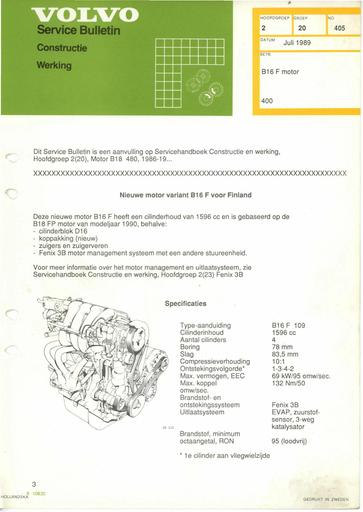 400 Bulletin B16F Juli'89