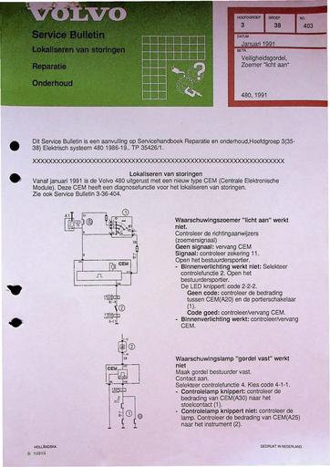 Bulletin 480 Zoemer gordel Jan'91