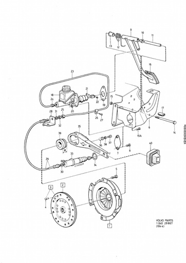 B19, B21, B23 Hydr Koppeling