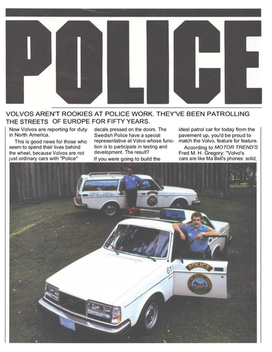 1981 Police 240 USA