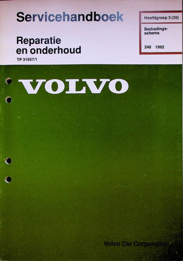 Rep  Onderh  Bedradingsschema's '92