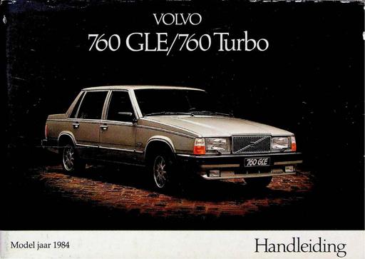 760GLE, 760Turbo Handleiding 1984