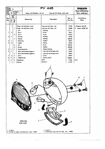 Achter , Remlichten 1e producties P45511, 76838