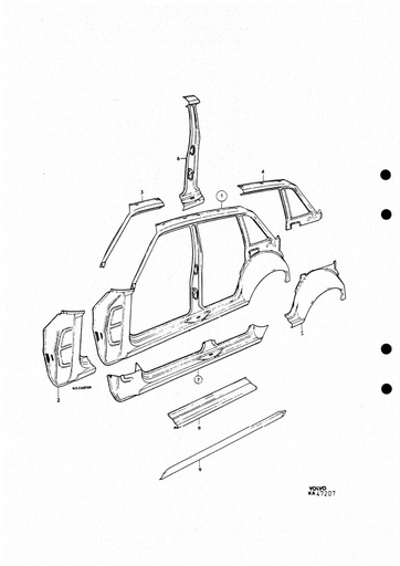 4 deurs Reparatiedelen