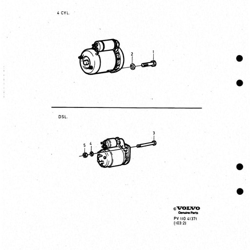 Startmotor Reparatiekit