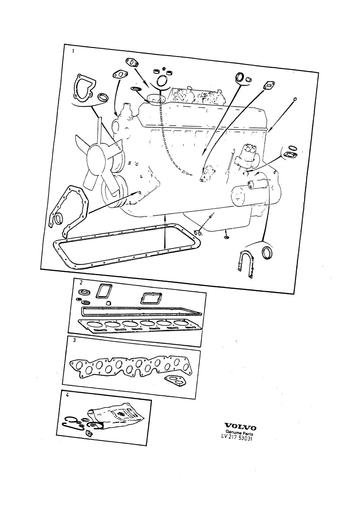 C303 Pakkingset motor