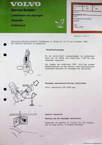740 B230K Voorpomp '85 '86