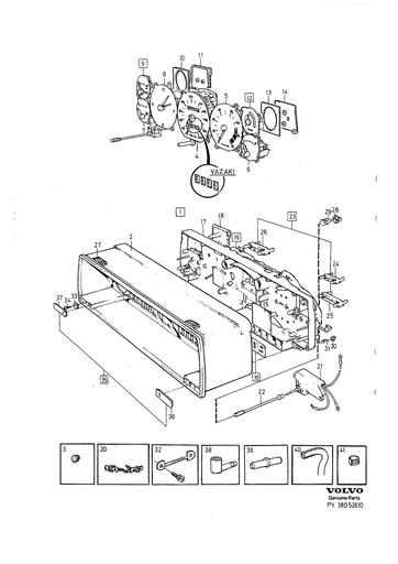 Instrumenten Combi B204GT Yazaki