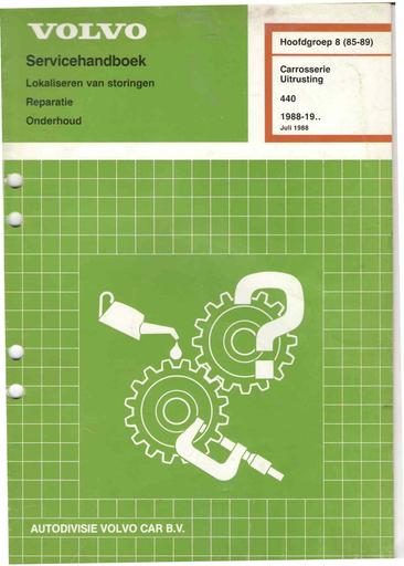 Manual 440 Carrosserie Jul'88