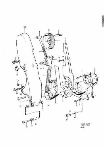 B17, B19, B21, B23 Distributieriem