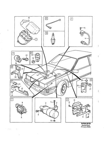 B280E, B280F Ontsteking
