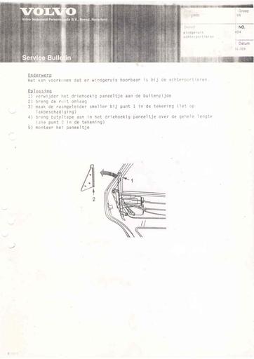 Bulletin 400 Windgeruis portieren Okt'95