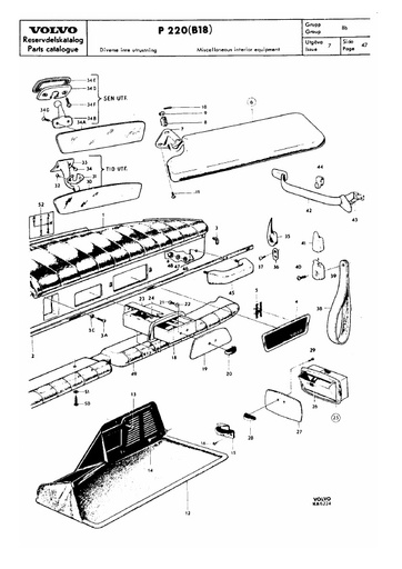 P220 Interieur componenten