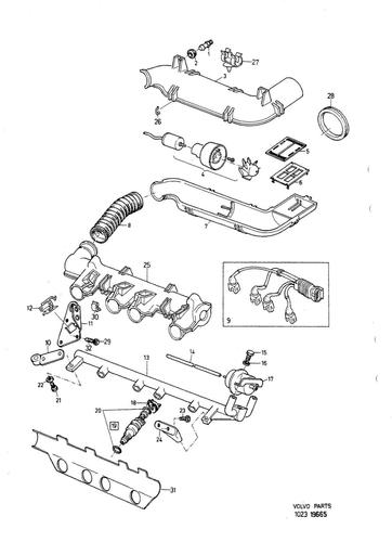 Brandstof drukleidingen B18E, B18F, B18EP, FP, B16F, B18Turbo