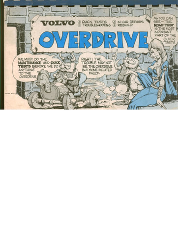 Service manual overdrive Volvo