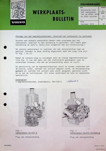 B20B, B200 en B30A Nadieselen '73