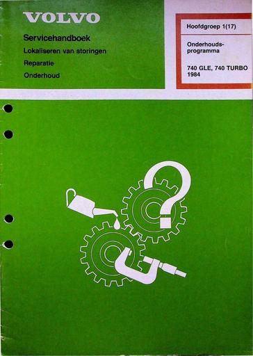 740 Onderhoudsprogramma '84