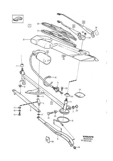 Ruitenwissers Elektrolux 2 RHD