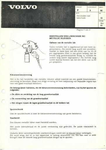 Bulletin Lakschade Metallic '80