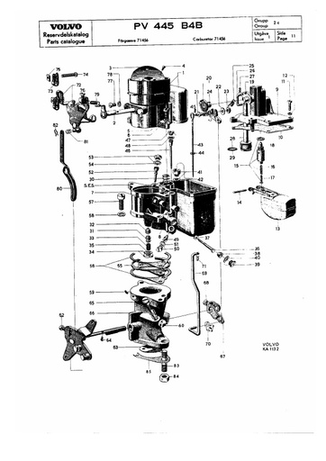 Carburateur Carter B4B 71456