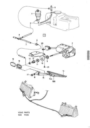 B19 Ruitenwissers koplamp CH 610000