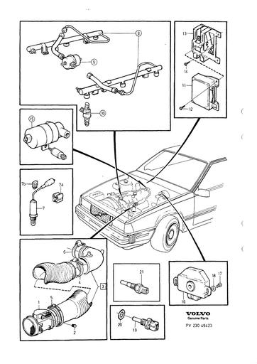 B280E, F Brandstofsysteem