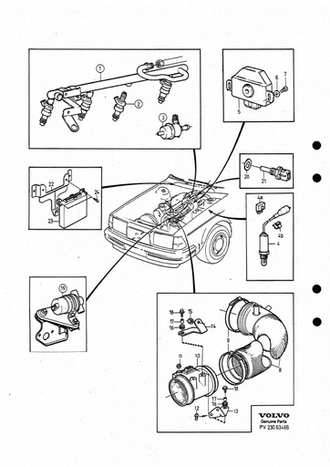 B200F, B230F, B230FD Brandstofsysteem