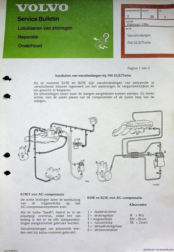 740 Vacüumslangen '84