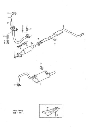 Uitlaatsysteem B16F CH 358976 , B18U