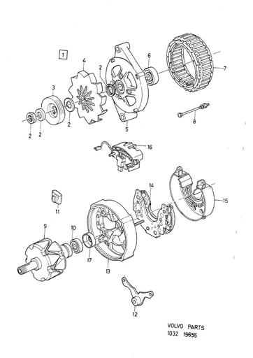 Dynamo A13N164, 284 Valeo D19T