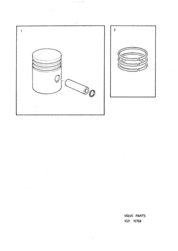 B200 Servicekit zuiger(veren)