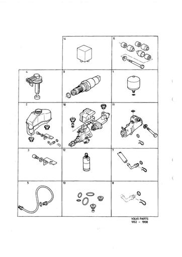Reparatieset Hydraulische pomp  '92