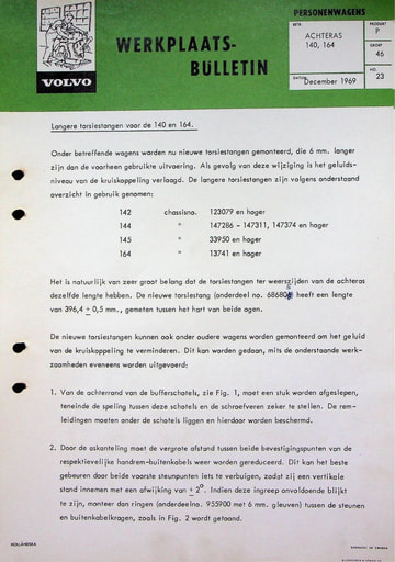 Bulletin Vermindering geluid kruiskoppeling '69