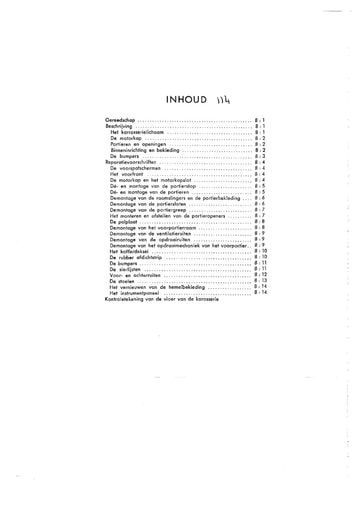 140 Carrosserie divers