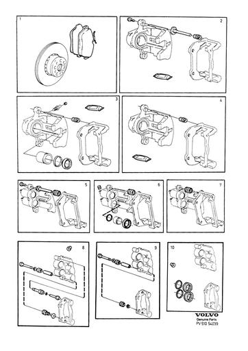 Voorrem Repairkit