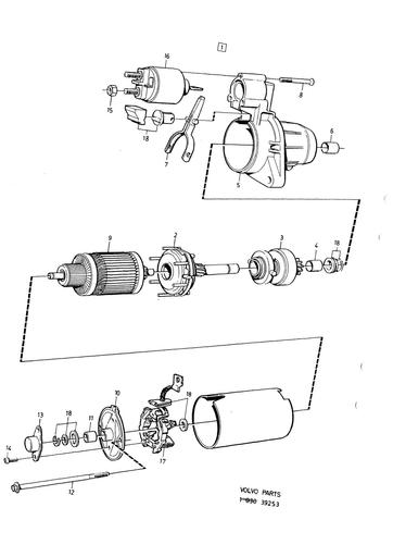 Startmotor 4 cyl